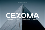 Cexoma - Corporate Logo Font, a Sans Serif Font by Iqsiart Studio (Thumbnail 1 of 7)
