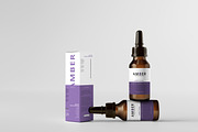 7 in 1 Amber Glass Cosmetic Bundle, a Cups & Container Mockup by pmvch (Thumbnail 45 of 106)