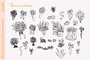Boho Whimsical Wedding Clipart, an Illustration by Flora Wild Designs (Thumbnail 4 of 10)