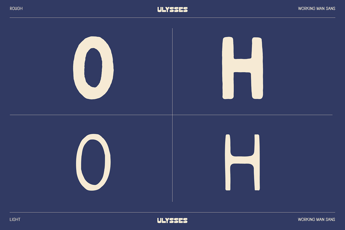 Working Man Sans Hand Drawn Font, a Handwritten Font by Ulysses Design Co (Photo 2 of 24)