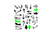 Hand drawn arrows collection, an Object Illustration by PsychocheArt (Thumbnail 3 of 3)