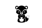 Cute Forest Animal Silhouette Bundle, an Illustration by Creativeshirt (Thumbnail 7 of 54)