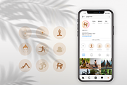 Yoga Vector Clip Art Collection, a Healthcare Illustration by Vibérains (Thumbnail 8 of 13)