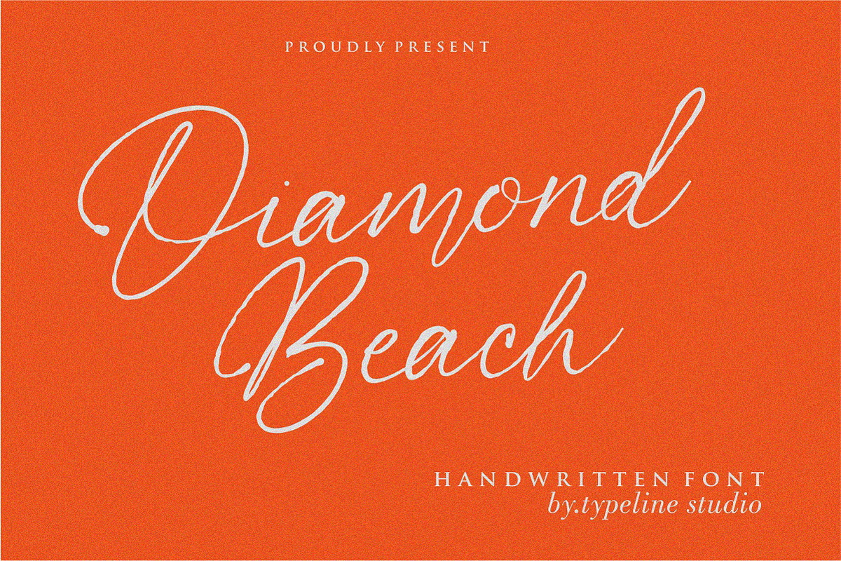 Diamond Beach Handwritten Font, a Font by typeline studio (Photo 6 of 8)