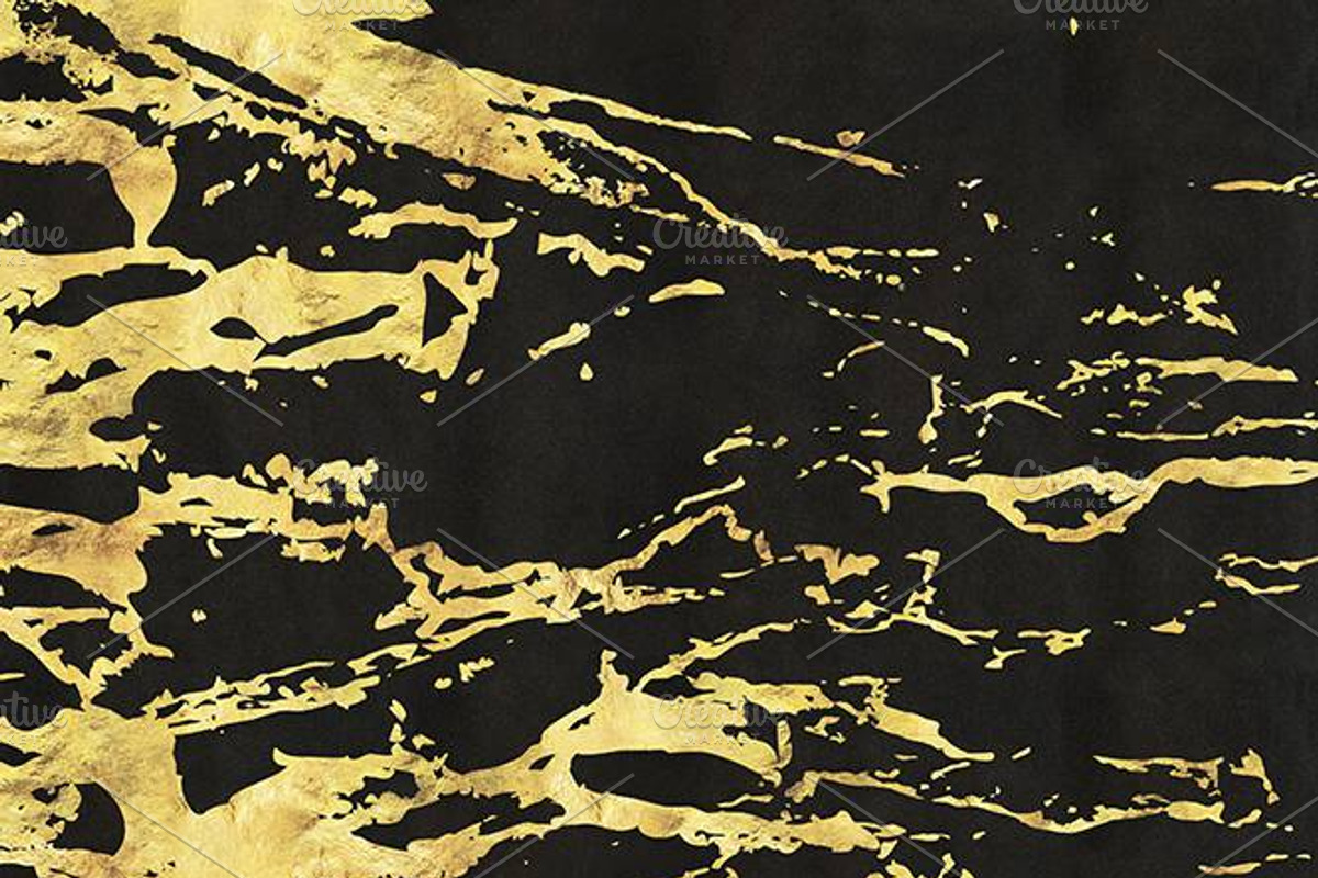 Pale Golden Seams Marbled Papers, a Pattern Graphic by Blixa 6 Studios (Photo 2 of 5)