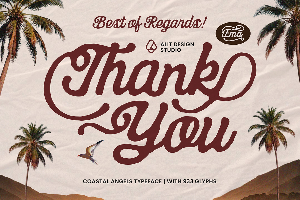 Coastal Angels Typeface, a Script Font by alit design (Photo 17 of 17)
