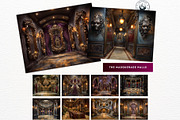 Obsidian Opera Theater Digital Paper, a Decorative Illustration by ThatsDesignArt (Thumbnail 8 of 16)