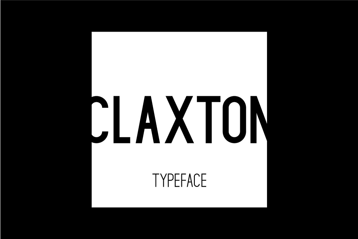 Claxton Typeface preview 7