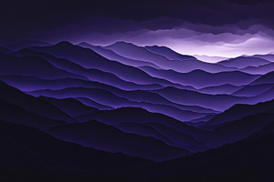 Layered Paper cut Art of a Mountain, a Decorative Illustration by Virgo Studio