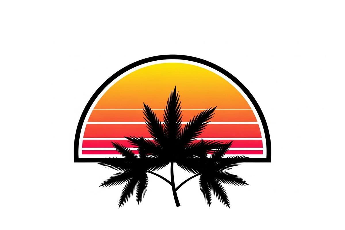 Desert Sunset Landscape Bundle, an Illustration by yasushie (Photo 4 of 31)