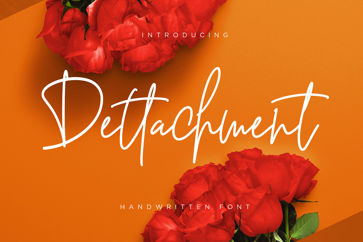 Dettachment Handwritten Wedding Font