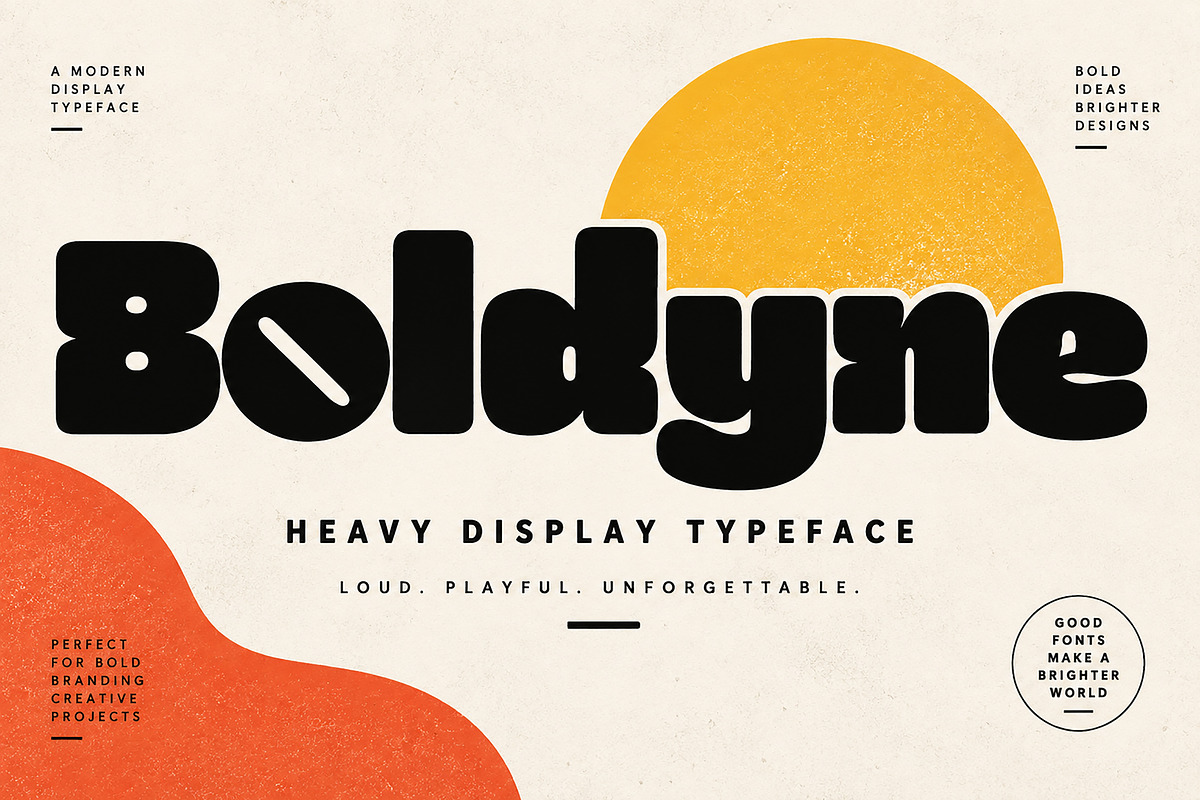 Boldyne, a Slab Serif Font by Wow Magic (Photo 1 of 5)