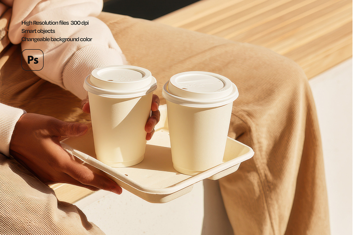 Coffee Cup Branding Mockup Set, a Cups & Container Mockup by Mego-studio (Photo 4 of 10)
