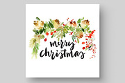 4-in-1 Watercolor Christmas Set, a Card Template by Karma (Thumbnail 17 of 34)