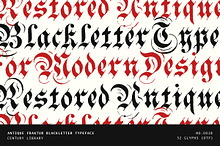 Fraktur Display Font – Vintage Type