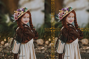 23 Golden Floral Photoshop Overlay, a Background Graphic by 3Motional (Thumbnail 10 of 21)
