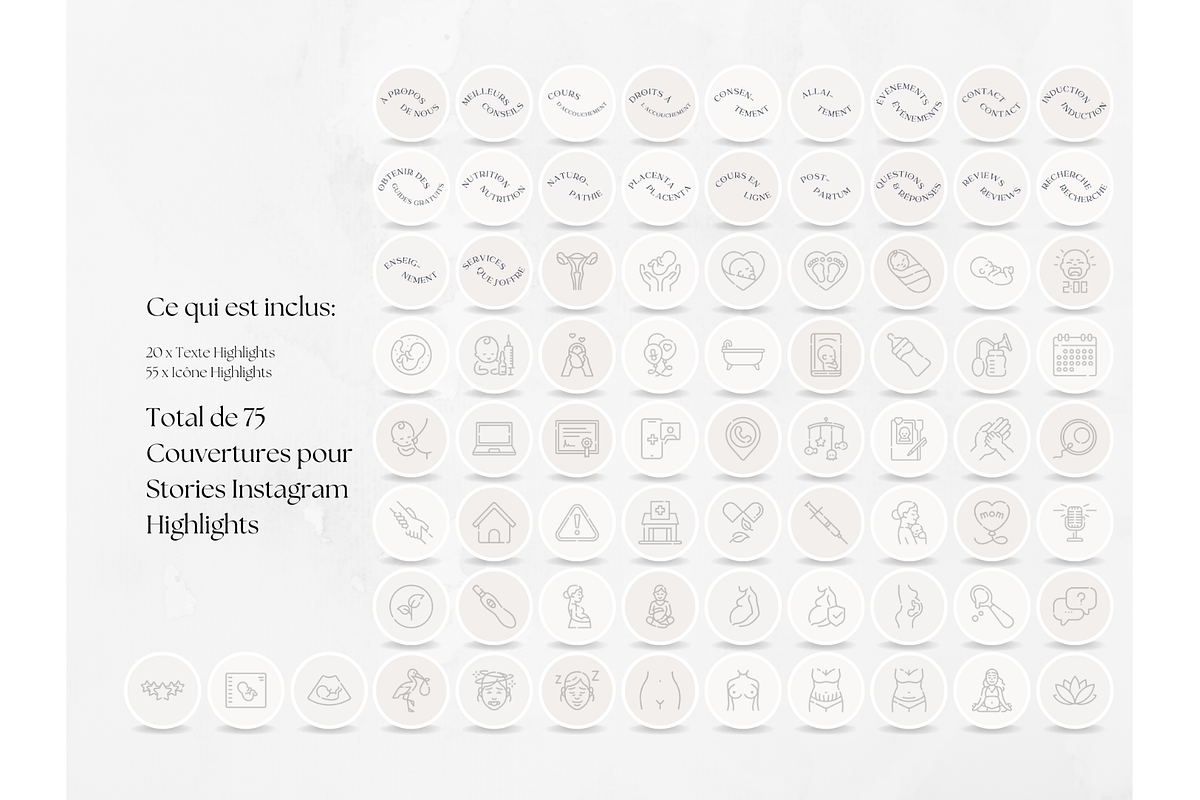 75 Doula Couvertures de Stories, a Social Media Template by PatternLab. (Photo 2 of 8)