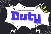 Fishel - Modern Comic Display Font, a Sans Serif Font by Afkari Studio (Thumbnail 2 of 14)