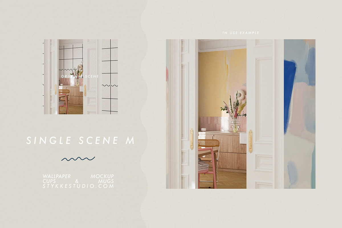 WALLPAPER MOCKUP | Kitchen Mockup, a Household Mockup by Stykke Studio (Photo 19 of 29)