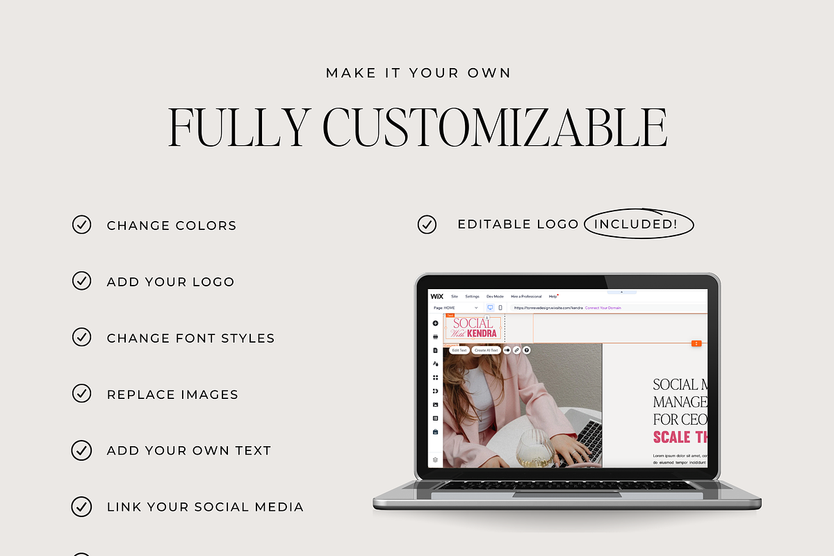 Website Template for Services, a Wix Template by Ton Rêve Design Studio (Photo 7 of 8)
