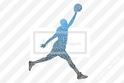 Silhouette of basketball players NBA, a Person Illustration by Matrosovv (Thumbnail 4 of 9)
