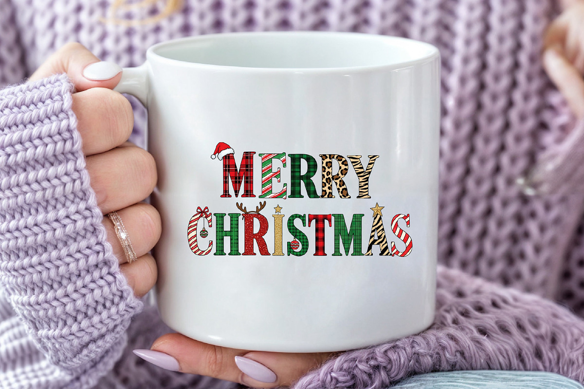 Merry Christmas PNG, an Illustration by Craft Nest (Photo 4 of 6)