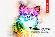 Painting Photoshop Action, an Action Add-On by MRI STUDIO (Thumbnail 1 of 11)