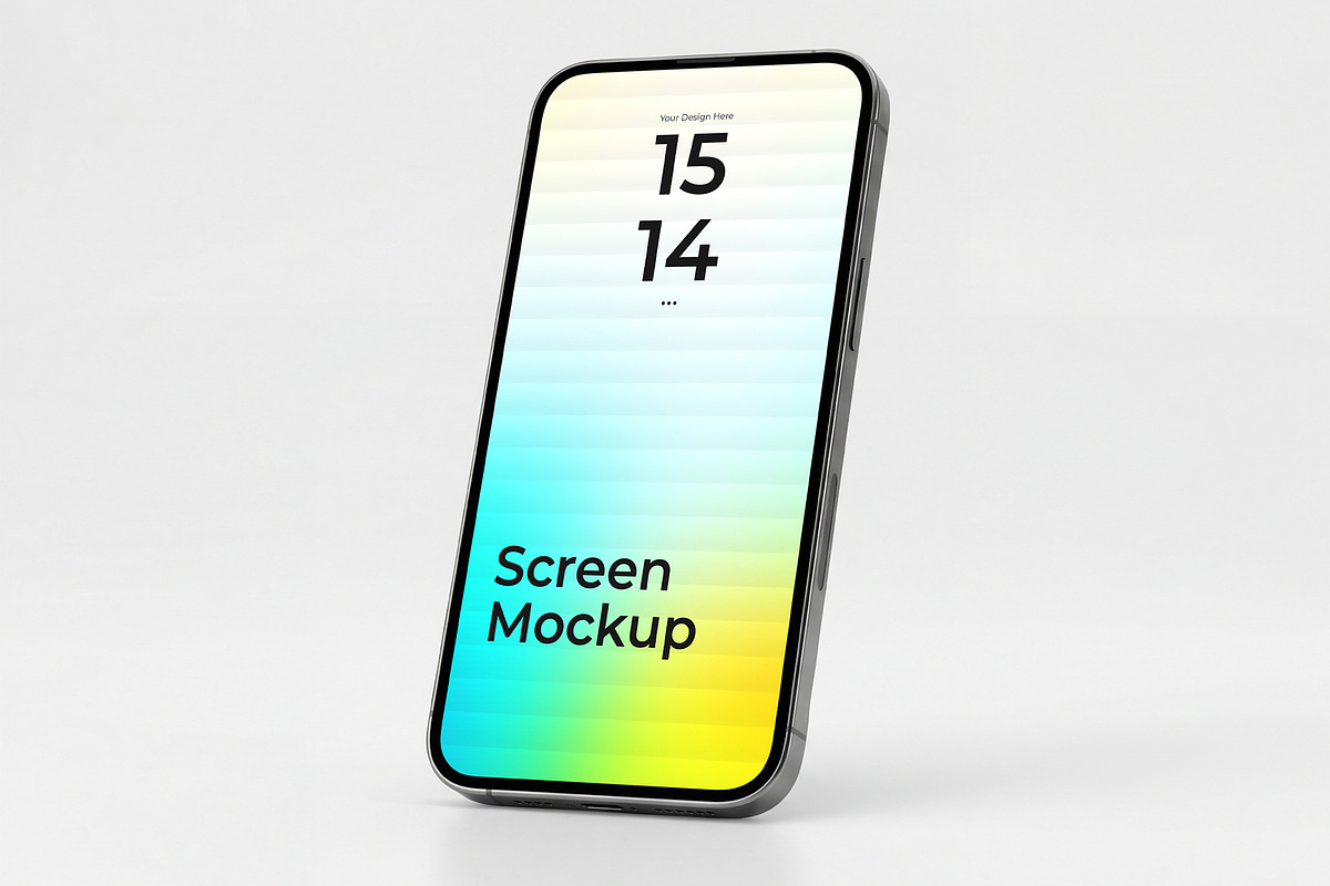 Smartphone Screen Mockup Bundle, an Android Mockup by graphypix (Photo 8 of 14)