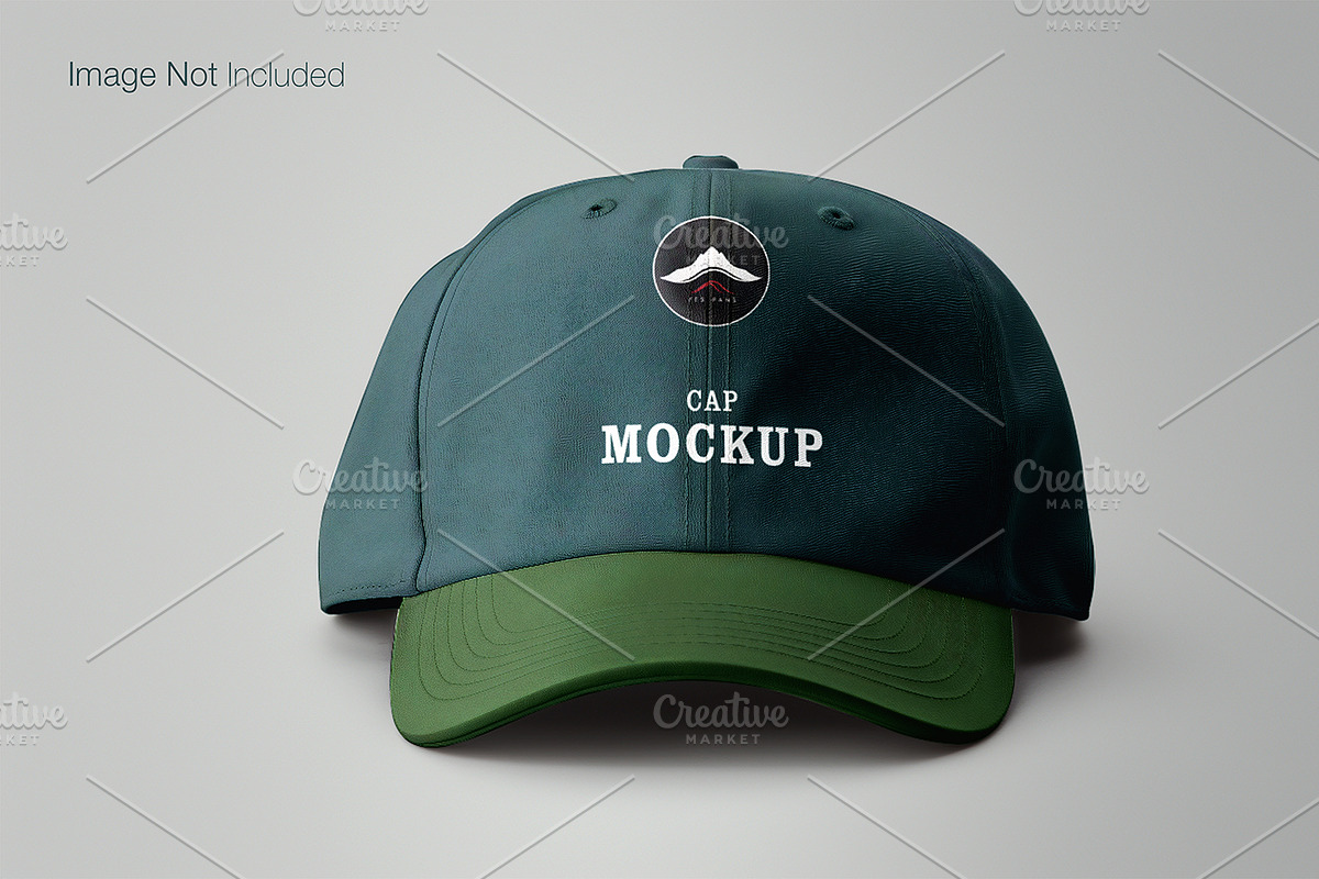 Realistic sport hat mockup, a Hat Mockup by Raihan Rahman (Photo 3 of 8)