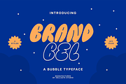 Brandbel Bubble Typeface, a Symbol Font by GRVS Studio (Thumbnail 1 of 4)
