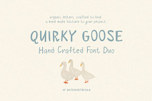 Quirky Goose Quirky Font Duo