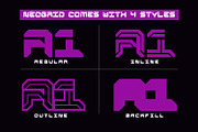 Neogrid, a Symbol Font by din-studio.com (Thumbnail 10 of 11)
