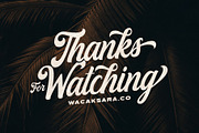 Everland Script, a Script Font by Wacaksara Co. (Thumbnail 9 of 9)