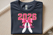Pink Bow New Year Sublimination, an Illustration by SinaCreation (Thumbnail 1 of 11)