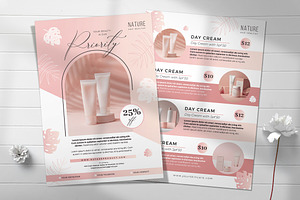 Skin Care Flyer, a Flyer Template by Aarley Kaiven