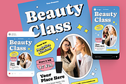 Beauty Class Flyer Set, a Flyer Template by Annora Studio (Thumbnail 2 of 6)