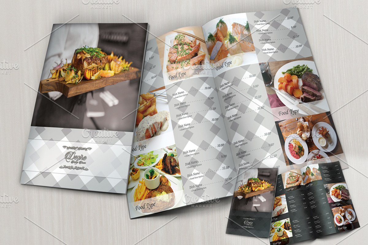 Restaurant Menu Set, a Brochure Template by BettyDesign (Photo 1 of 10)