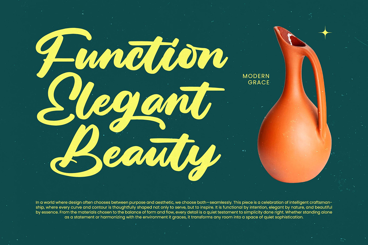 Factun Blacki Bold Calligraphy Font, a Script Font by Letterena Studios Script (Photo 4 of 20)