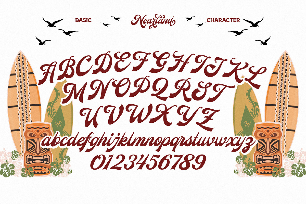 Nearland, a Script Font by uncurve (Photo 4 of 9)