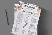 Modern resume template, a Resume Template by Chic templates (Thumbnail 4 of 4)