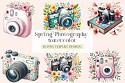 Spring Photography Clipart, a Seasonal Illustration by DreamArtGraphic (Thumbnail 1 of 8)