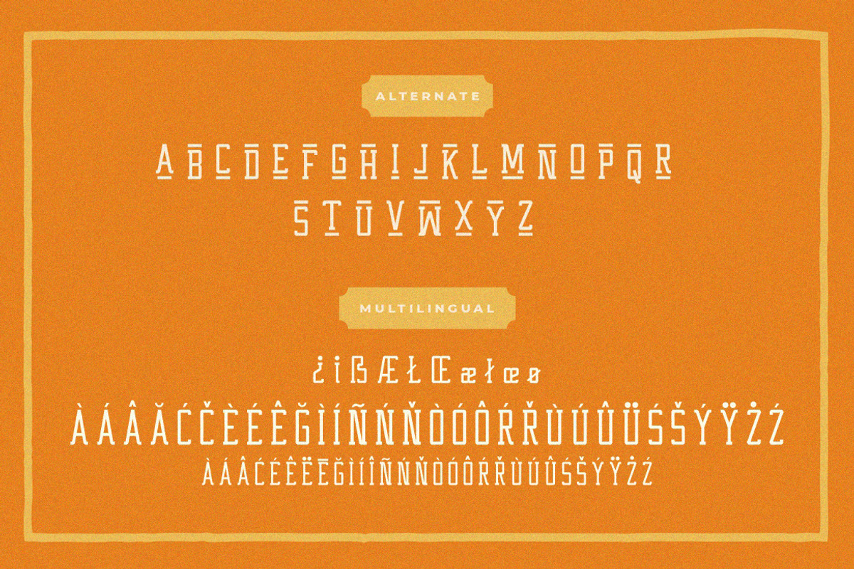 Western Wildler Slab Vintage, a Slab Serif Font by Creatype Studio (Photo 9 of 9)