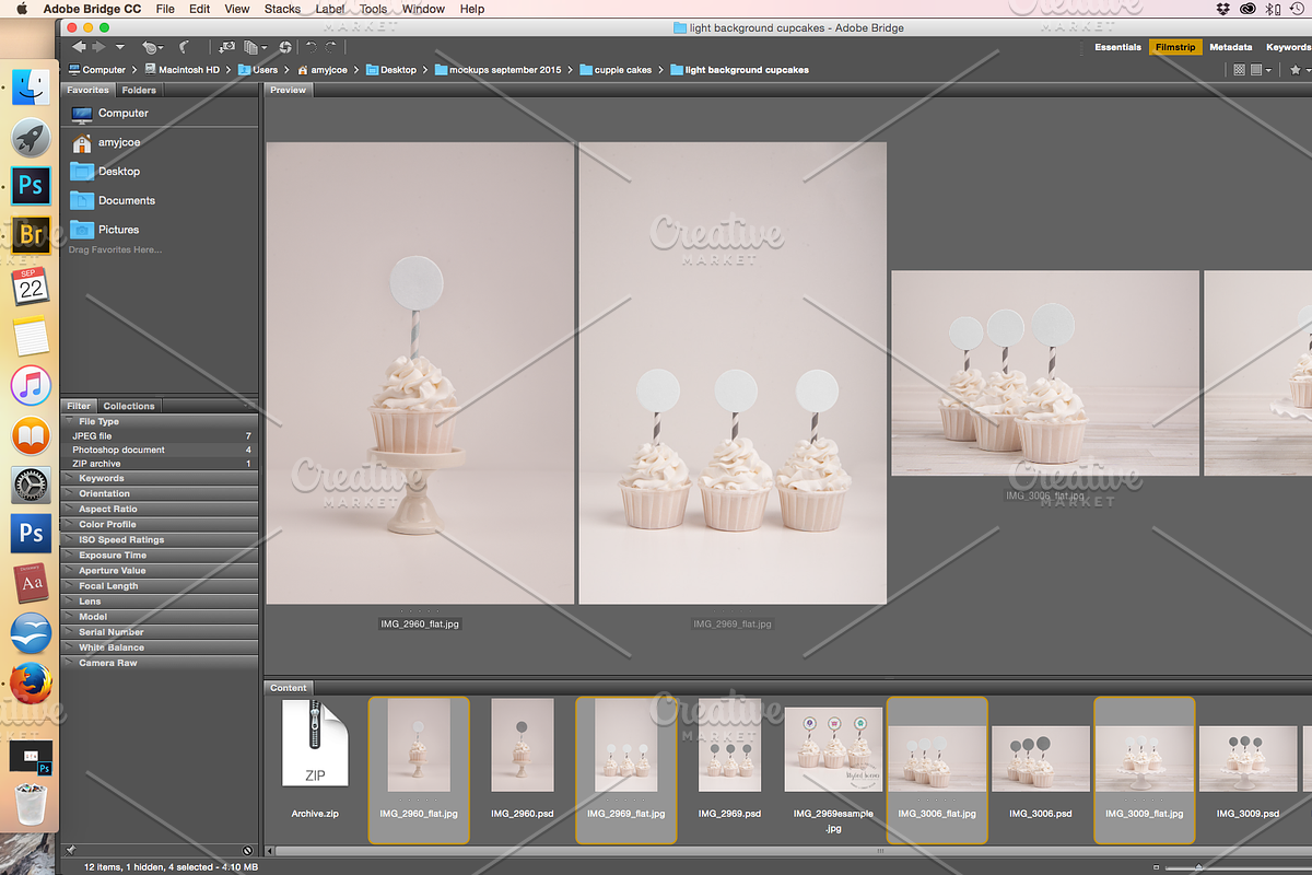 Cupcake Mock-ups: perfect for ETSY, a Cups & Container Mockup by Snark Heart (Photo 2 of 4)