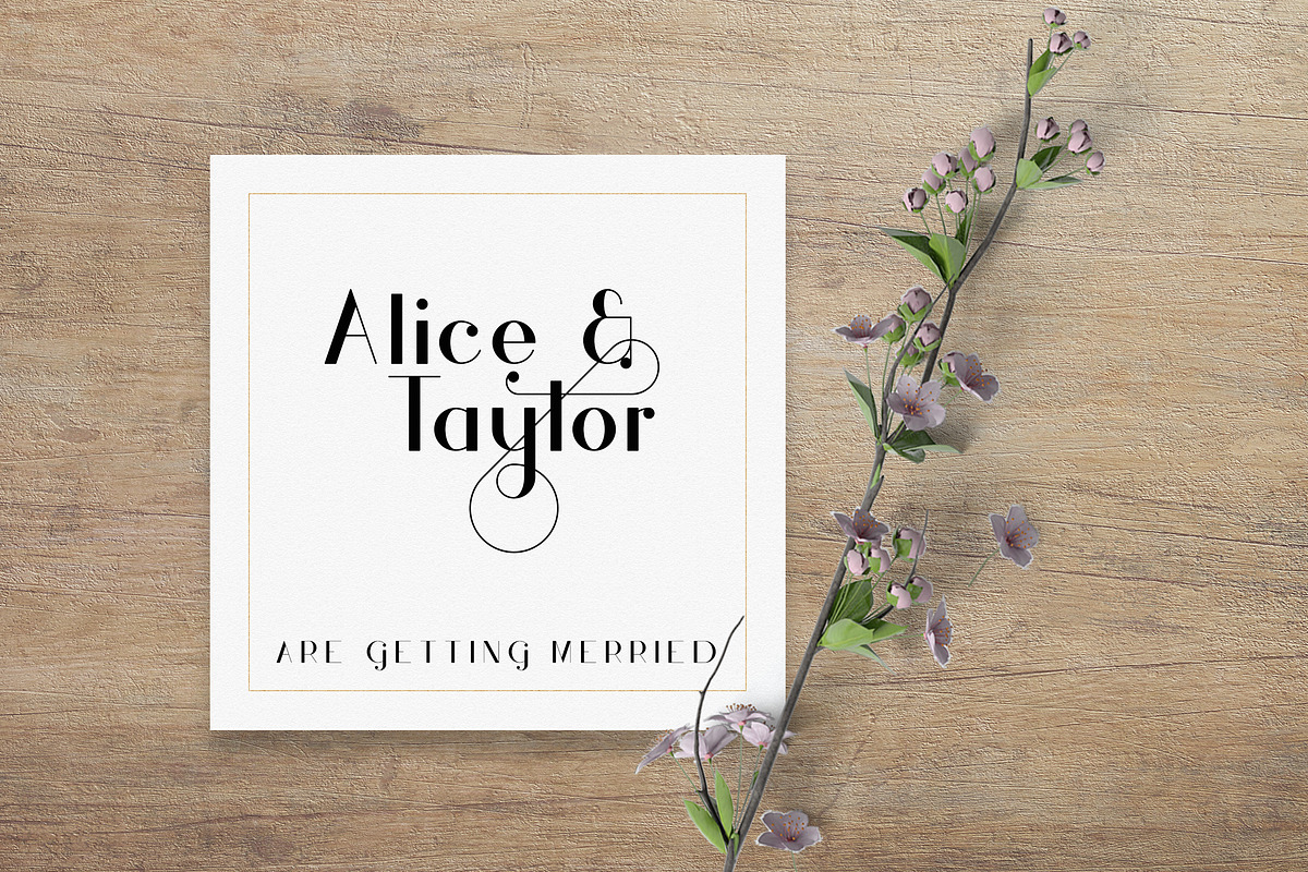 Hashtag Moderna - duo font + Extra preview 6