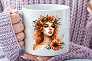 Amber Summer Vintage Woman Clipart, an Illustration by Rose Art (Thumbnail 5 of 7)