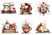 Watercolor Cozy Season Clipart Png, an Illustration by Craft Nest (Thumbnail 9 of 10)