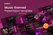 Expo- Music Themed PowerPoint, a Presentation Template by Premast (Thumbnail 1 of 4)
