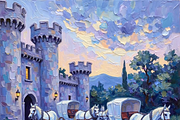 Royal Carriages, Horse Carriages, a Transportation Illustration by PLUM&FIGS (Thumbnail 19 of 21)