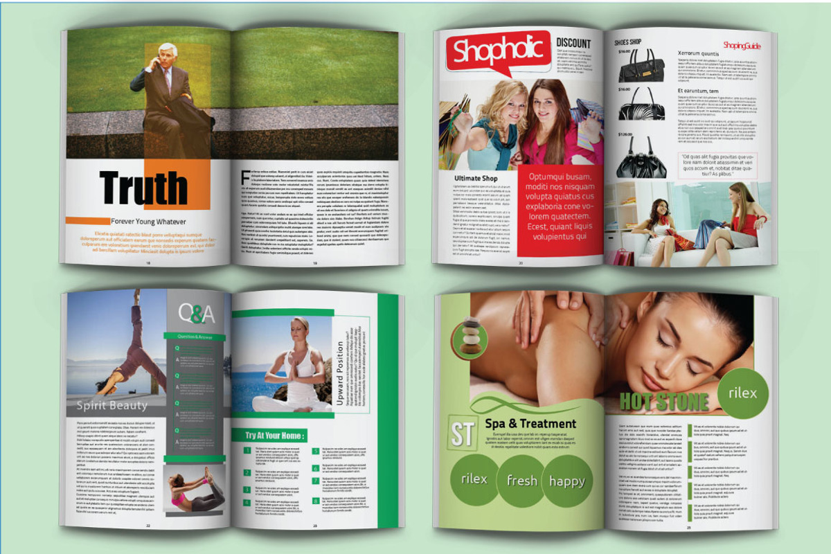 Magazine Template Modern, a Magazine Template by Orlin (Photo 5 of 5)