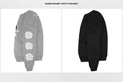 SWEATSHIRT MOCKUP + POCKET, a Merchandise Mockup by DaldSgh (Thumbnail 7 of 10)